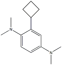 N,N,N',N'-Tetramethyl-2-cyclobutyl-1,4-benzenediamine Structure