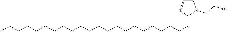 1-(2-ヒドロキシエチル)-2-ドコシル-3-イミダゾリン 化学構造式