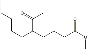 5-Acetylcapric acid methyl ester,,结构式