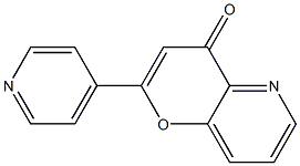 4-Oxo-2-(4-pyridyl)-4H-pyrano[3,2-b]pyridine Structure