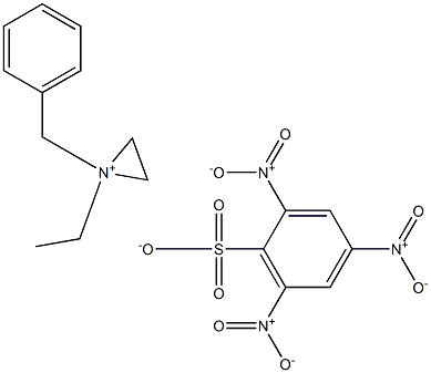 1-Benzyl-1-ethylaziridinium picrylsulfonate Struktur