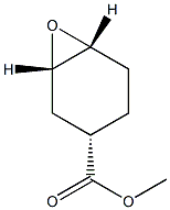 (1S,1α,6α)-7-オキサビシクロ[4.1.0]ヘプタン-3β-カルボン酸メチル 化学構造式