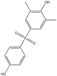 4,4'-Dihydroxy-3,5-dimethyl[sulfonylbisbenzene],,结构式