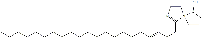 1-Ethyl-2-(3-henicosenyl)-1-(1-hydroxyethyl)-2-imidazoline-1-ium Structure