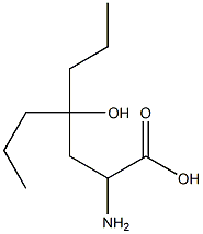 2-Amino-4-hydroxy-4-propylheptanoic acid