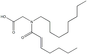 N-(2-Heptenoyl)-N-nonylglycine