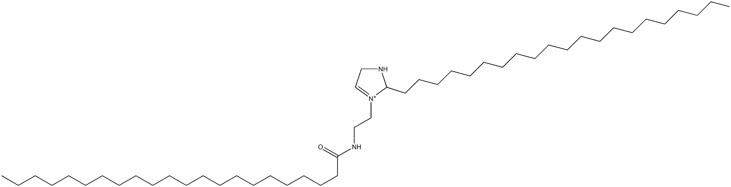 3-[2-(ドコサノイルアミノ)エチル]-2-ヘニコシル-3-イミダゾリン-3-イウム 化学構造式