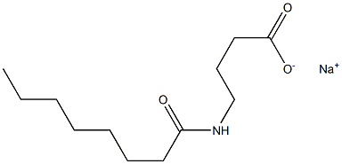 4-Capryloylaminobutyric acid sodium salt 结构式