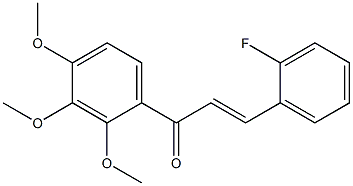 2-Fluoro-2',3',4'-trimethoxy-trans-chalcone