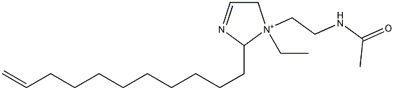  1-[2-(Acetylamino)ethyl]-1-ethyl-2-(10-undecenyl)-3-imidazoline-1-ium