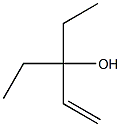 3-エチル-1-ペンテン-3-オール 化学構造式