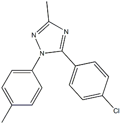 1-(4-Methylphenyl)-5-(4-chlorophenyl)-3-methyl-1H-1,2,4-triazole