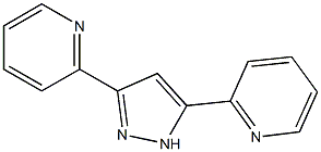 2,2'-(1H-Pyrazole-3,5-diyl)bispyridine Struktur