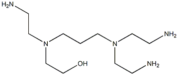 2-[N-(2-アミノエチル)-N-[3-[ビス(2-アミノエチル)アミノ]プロピル]アミノ]エタノール 化学構造式