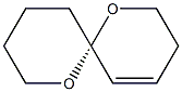 (6R)-1,7-ジオキサスピロ[5.5]ウンデカ-4-エン 化学構造式