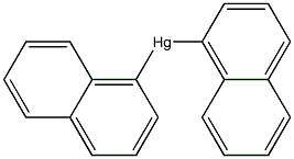 Di(1-naphtyl)mercury(II) 结构式