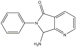 6,7-Dihydro-6-phenyl-7-amino-5H-pyrrolo[3,4-b]pyridin-5-one Struktur