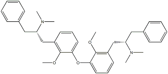 [(2S)-2-(Dimethylamino)-3-phenylpropyl]2-methoxyphenyl ether Structure
