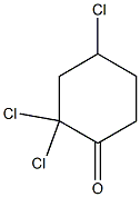 2,2,4-Trichlorocyclohexanone Struktur