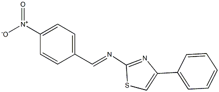 4-Phenyl-2-[(4-nitrobenzylidene)amino]thiazole|