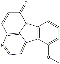 11-Methoxy-6H-indolo[3,2,1-de][1,5]naphthyridin-6-one Struktur