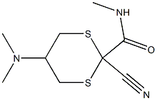 2-Cyano-5-(dimethylamino)-N-methyl-1,3-dithiane-2-carboxamide