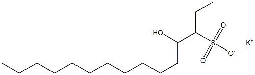  4-Hydroxypentadecane-3-sulfonic acid potassium salt