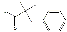 2-Methyl-2-(phenylthio)propionic acid,,结构式