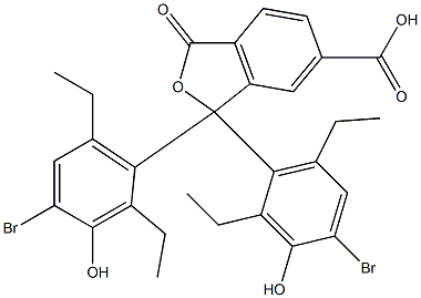  1,1-Bis(4-bromo-2,6-diethyl-3-hydroxyphenyl)-1,3-dihydro-3-oxoisobenzofuran-6-carboxylic acid