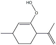 p-メンタ-2,8-ジエン-3-イルヒドロペルオキシド 化学構造式