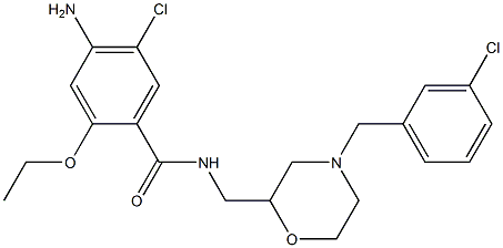 4-Amino-5-chloro-2-ethoxy-N-[[4-(3-chlorobenzyl)-2-morpholinyl]methyl]benzamide