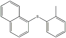 1-((2-Methylphenyl)thio)naphthalene