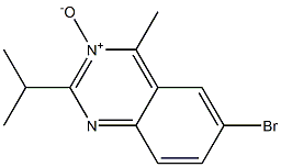 2-イソプロピル-4-メチル-6-ブロモキナゾリン3-オキシド 化学構造式