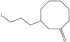 3-(3-Iodopropyl)cyclooctan-1-one 结构式