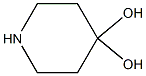 ピペリジン-4,4-ジオール 化学構造式