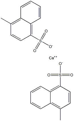 ビス(4-メチル-1-ナフタレンスルホン酸)カルシウム 化学構造式