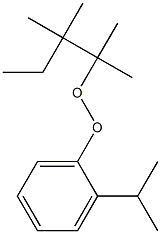 2-Isopropylphenyl 1,1,2,2-tetramethylbutyl peroxide,,结构式