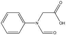 (+)-N-ホルミル-L-フェニルグリシン 化学構造式