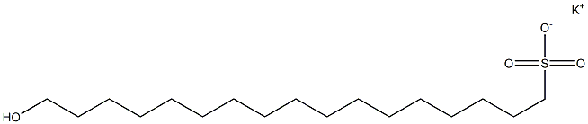 17-Hydroxyheptadecane-1-sulfonic acid potassium salt|