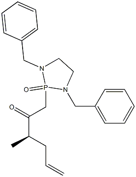 1,3-Dibenzyl-2-[(3R)-3-methyl-2-oxo-5-hexenyl]-1,3,2-diazaphospholidine 2-oxide