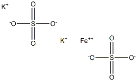 Dipotassium iron(II) sulfate,,结构式