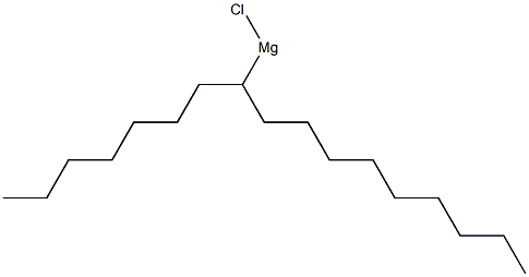 (1-Heptyldecyl)magnesium chloride Structure