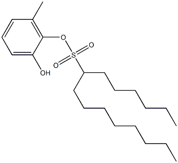 7-Pentadecanesulfonic acid 2-hydroxy-6-methylphenyl ester