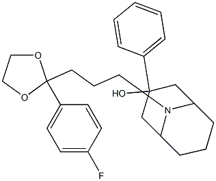 9-[3-[2-(p-Fluorophenyl)-1,3-dioxolan-2-yl]propyl]-3-phenyl-9-azabicyclo[3.3.1]nonan-3-ol