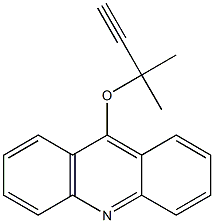 9-[(1,1-Dimethyl-2-propynyl)oxy]acridine,,结构式