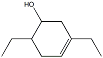 3,6-Diethyl-3-cyclohexen-1-ol Struktur