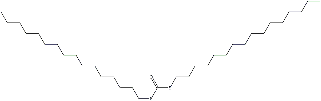 Dithiocarbonic acid S,S-dihexadecyl ester Struktur