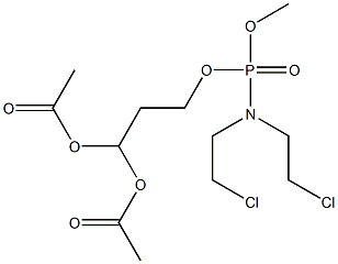 N,N-Bis(2-chloroethyl)amidophosphoric acid O-methyl O-[3,3-bis(acetyloxy)propyl] ester