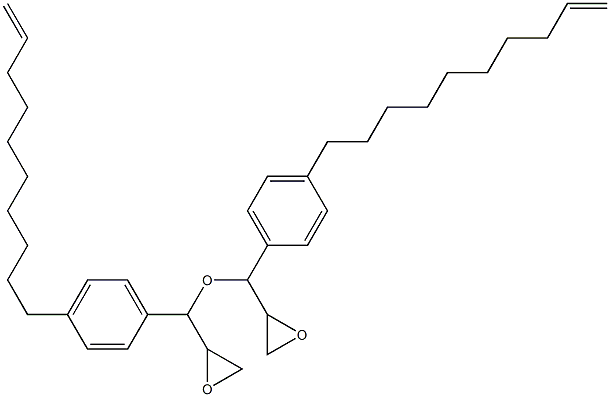 4-(9-Decenyl)phenylglycidyl ether 结构式