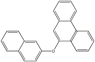 2-Naphthyl 9-phenanthryl ether Structure